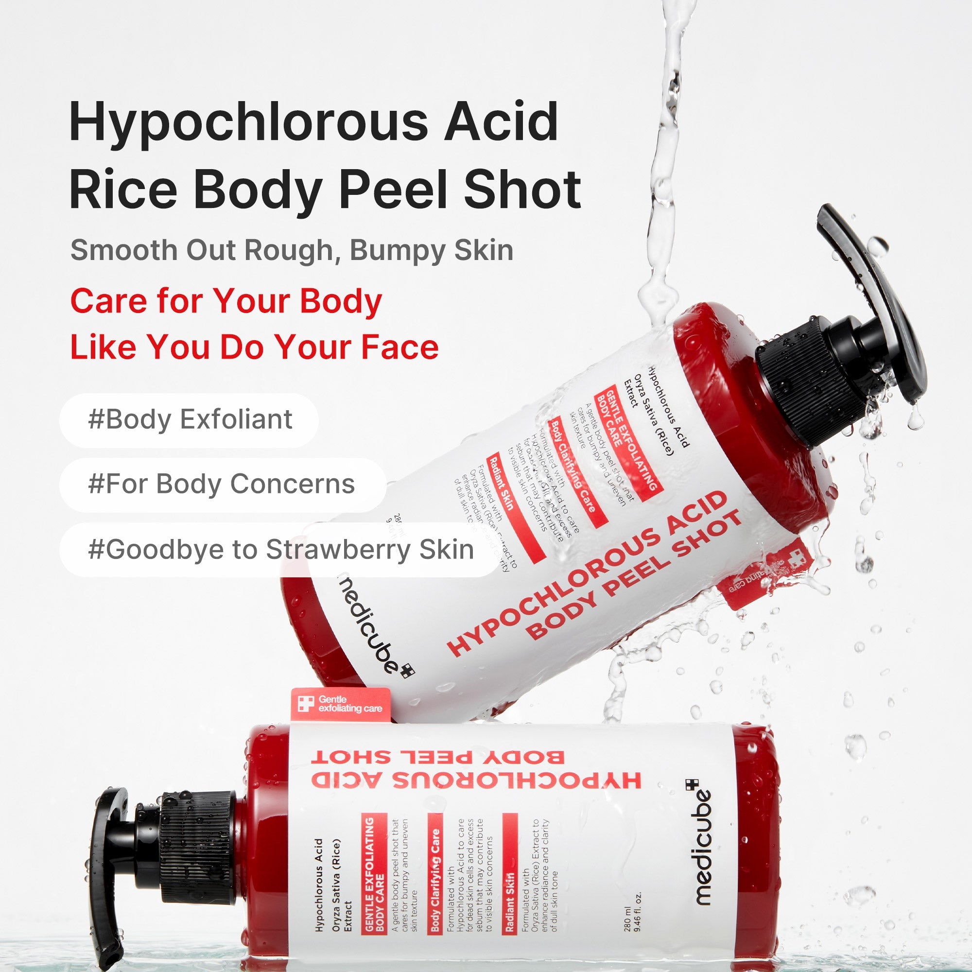Hypochlorous Acid Rice Body Peel Shot Y3
