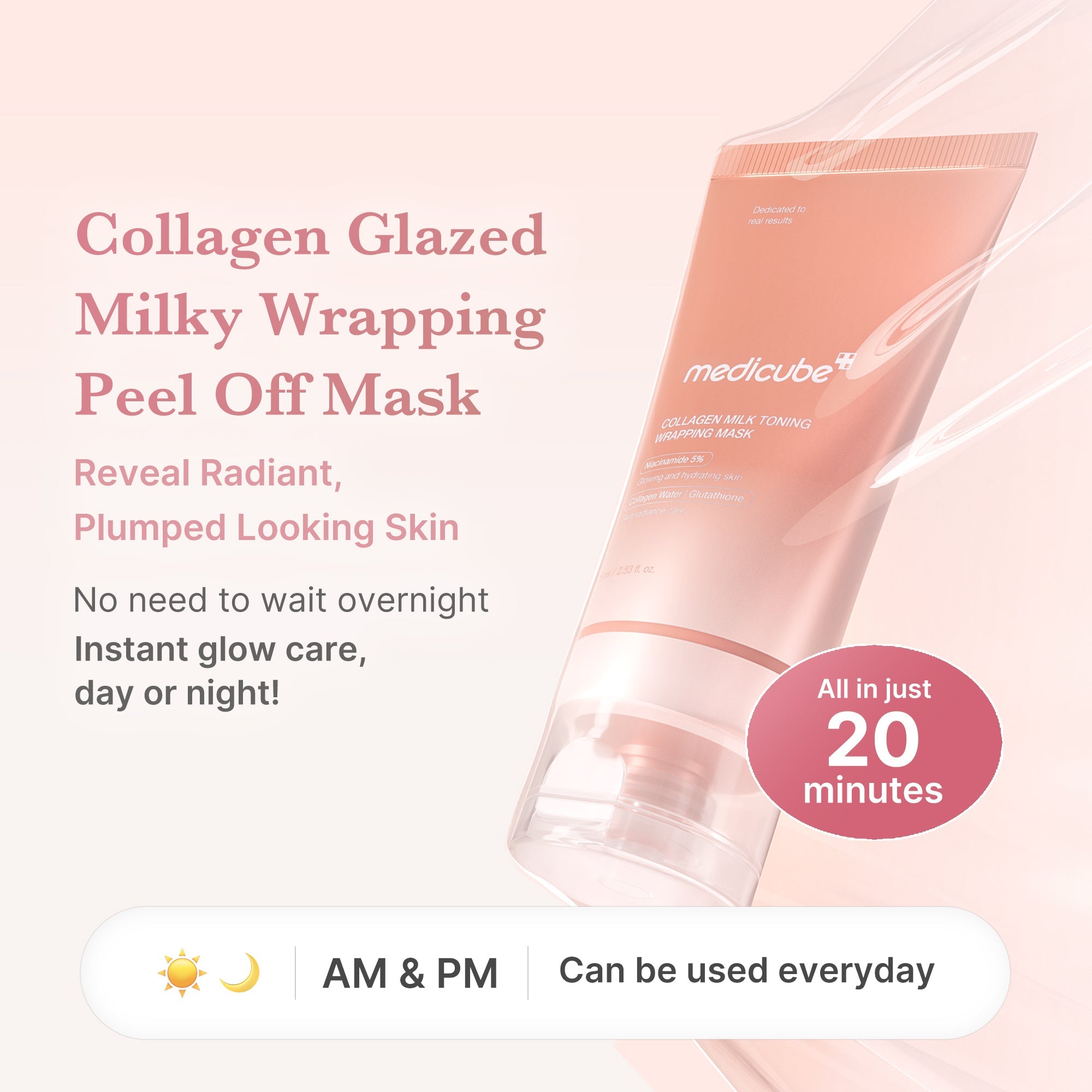 Collagen Milky Glow Daytime Wrapping Mask S6
