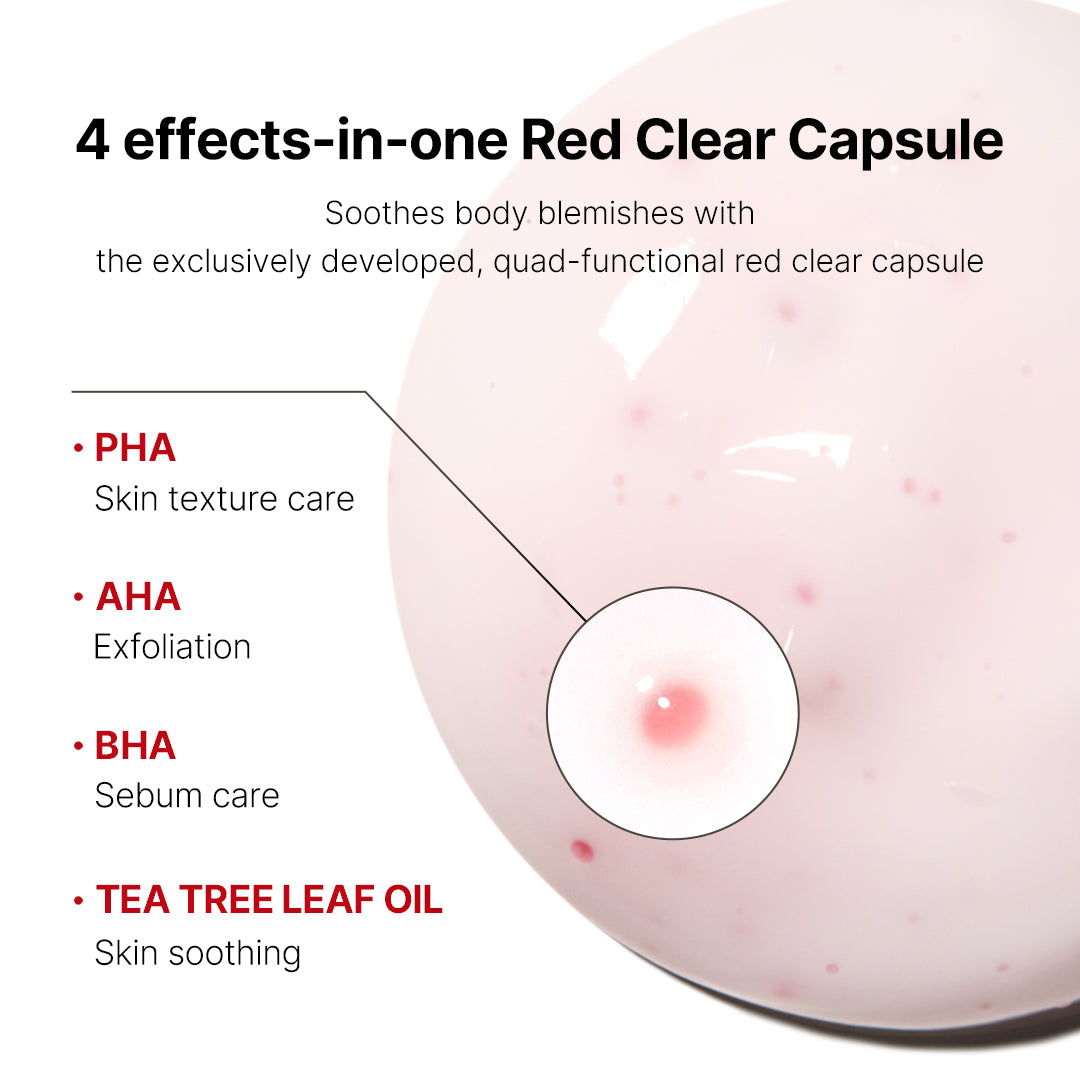 Red Clear Capsule Body Lotion R8