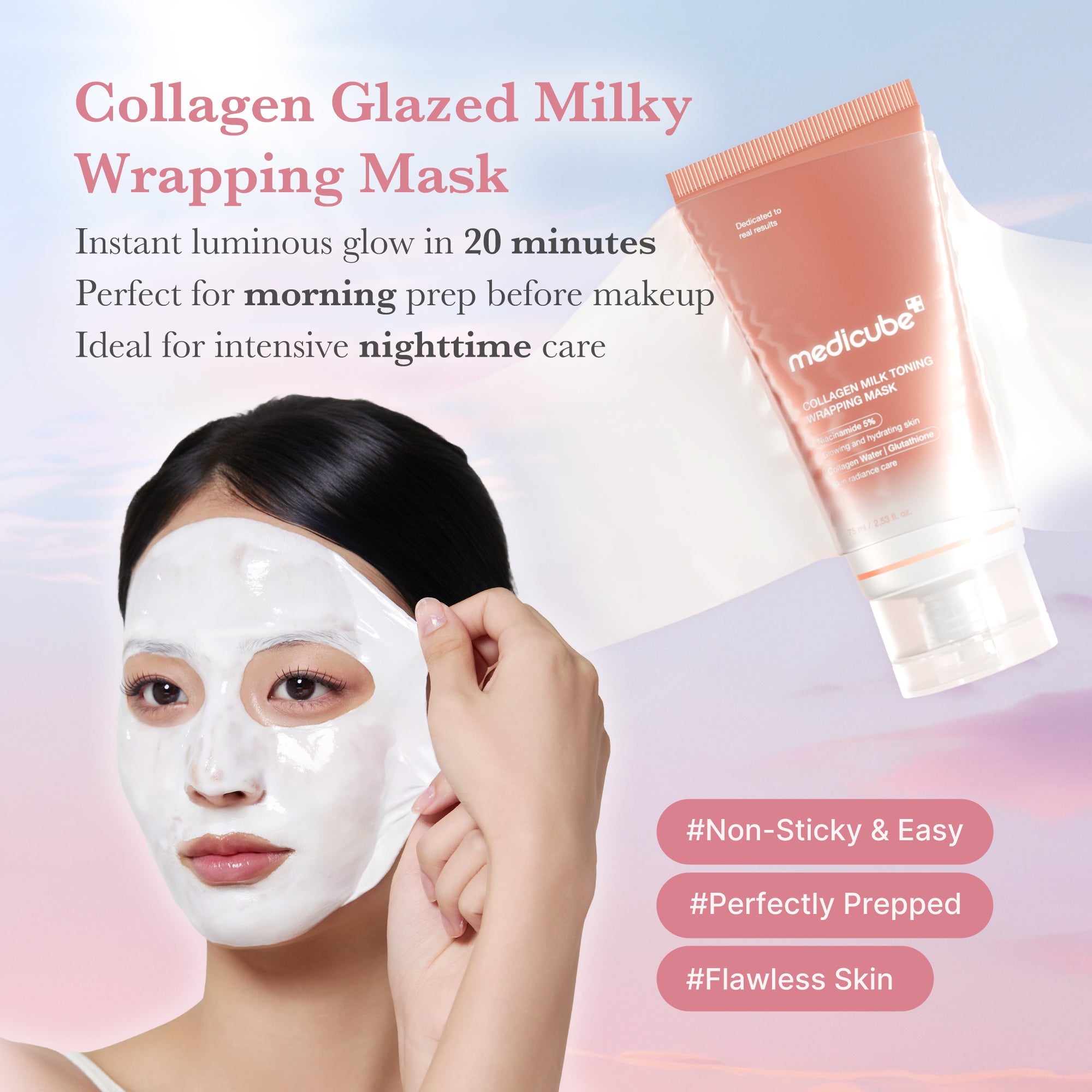 Collagen Milky Glow Daytime Wrapping Mask S6
