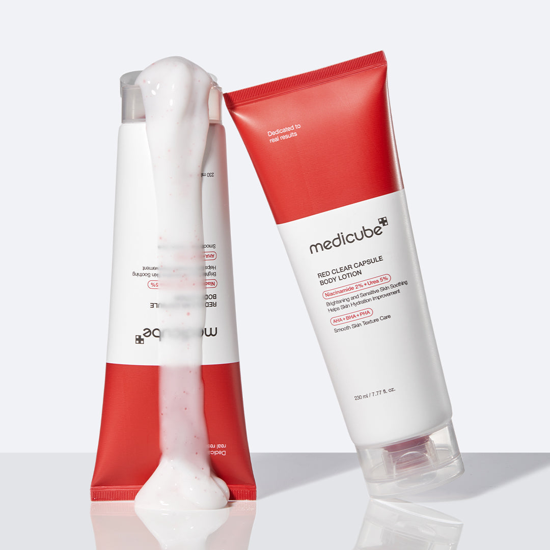 Red Clear Capsule Body Lotion R8