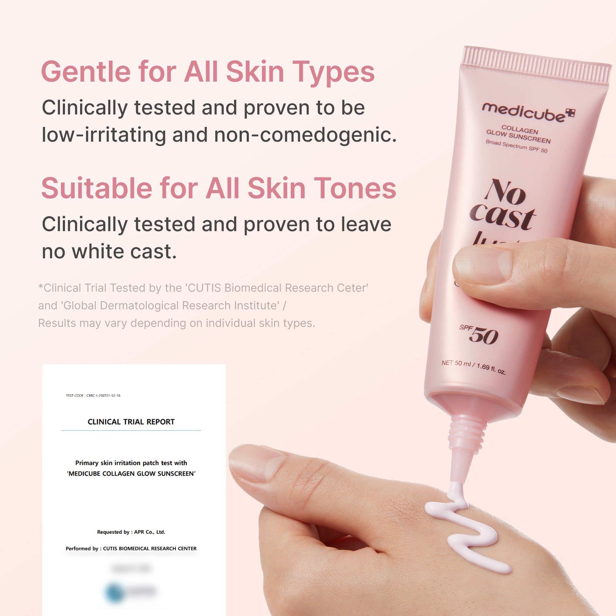 No Cast Just Glow Collagen Sunscreen Q6