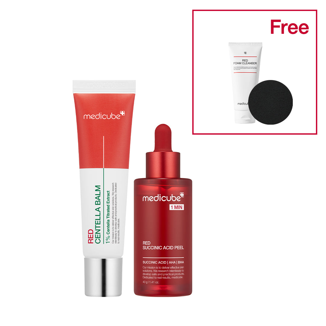 21% Red Succinic Acid Cleansing Booster Serum X7