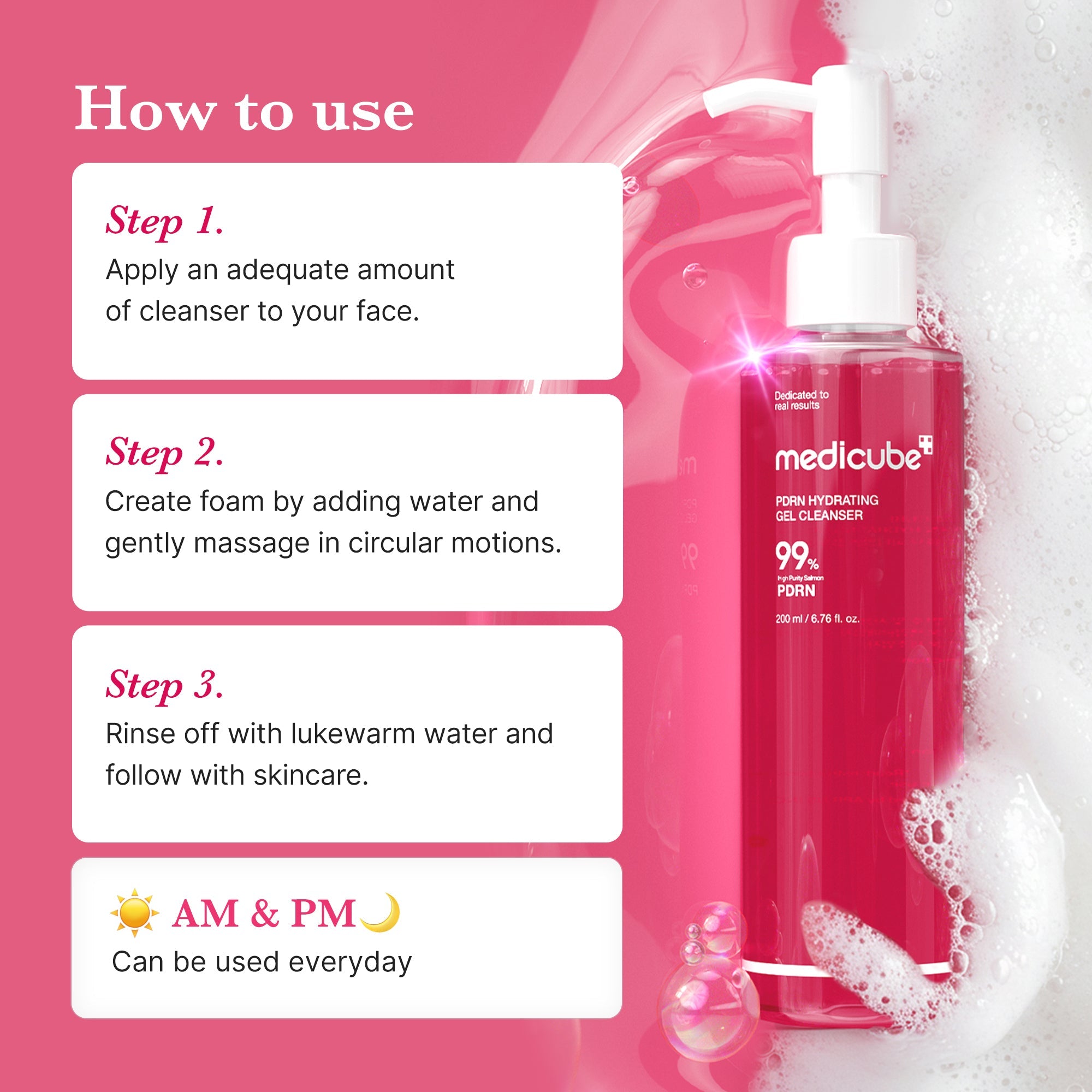 PDRN Pink Gel Cleanser K3