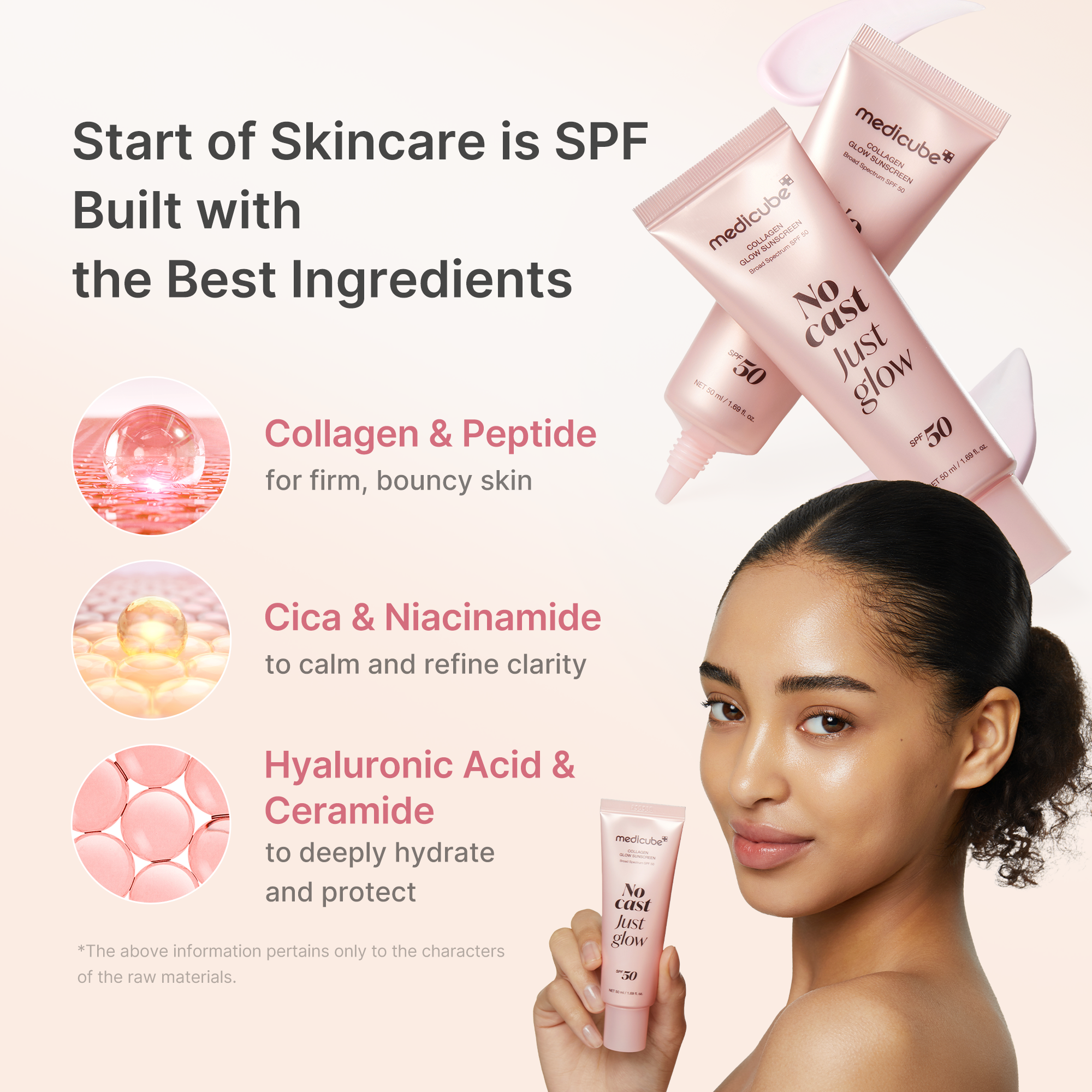 No Cast Just Glow Collagen Sunscreen Q6