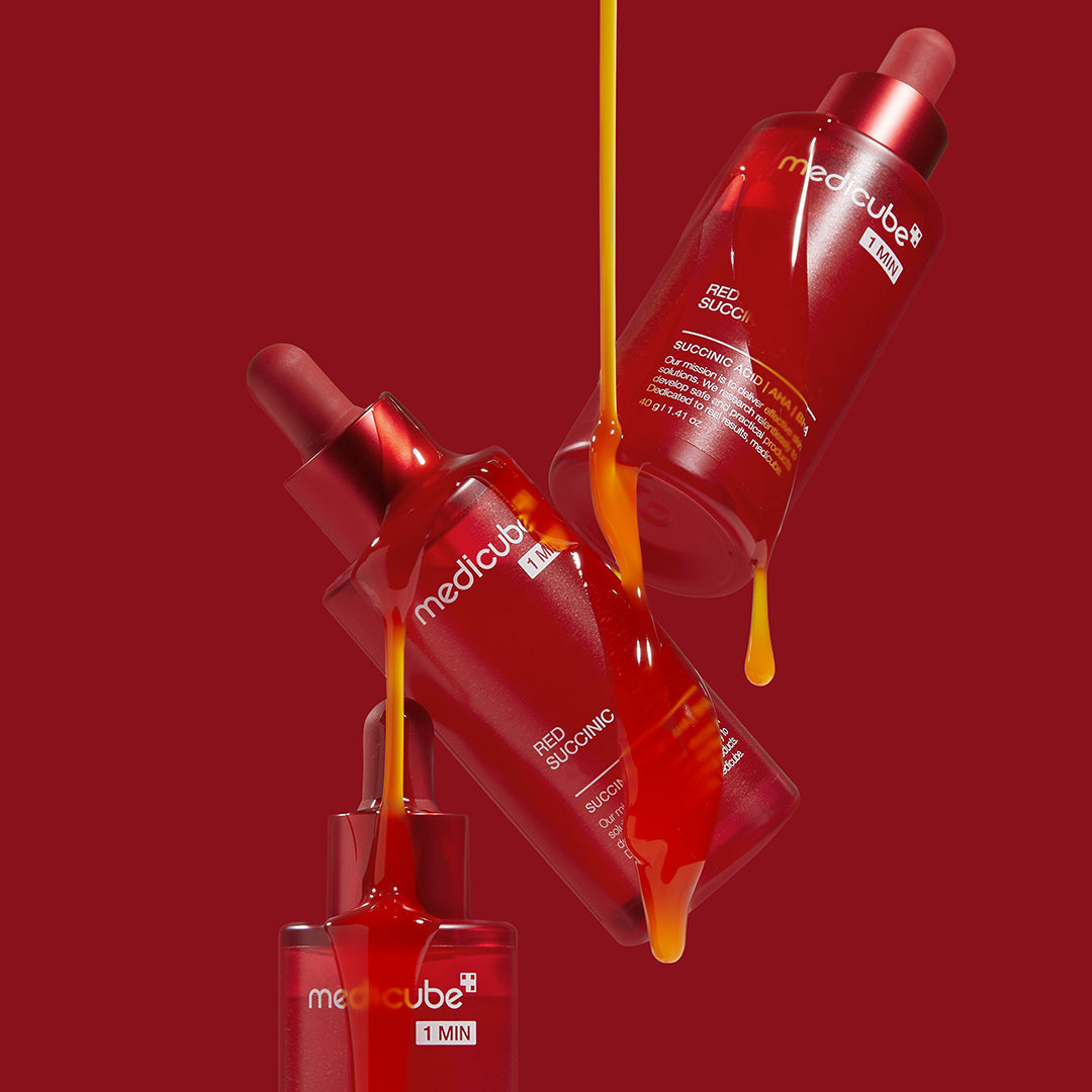 21% Red Succinic Acid Cleansing Booster Serum X7